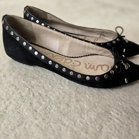 Sam Edelman Ralf Studded Suede Ballet Flats - Picture 7 of 11